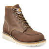 Peltz Shoes  Men's Carhartt 6 Inch Waterproof Moc Steel Toe Wedge Work Boot DARK BROWN CMW6295