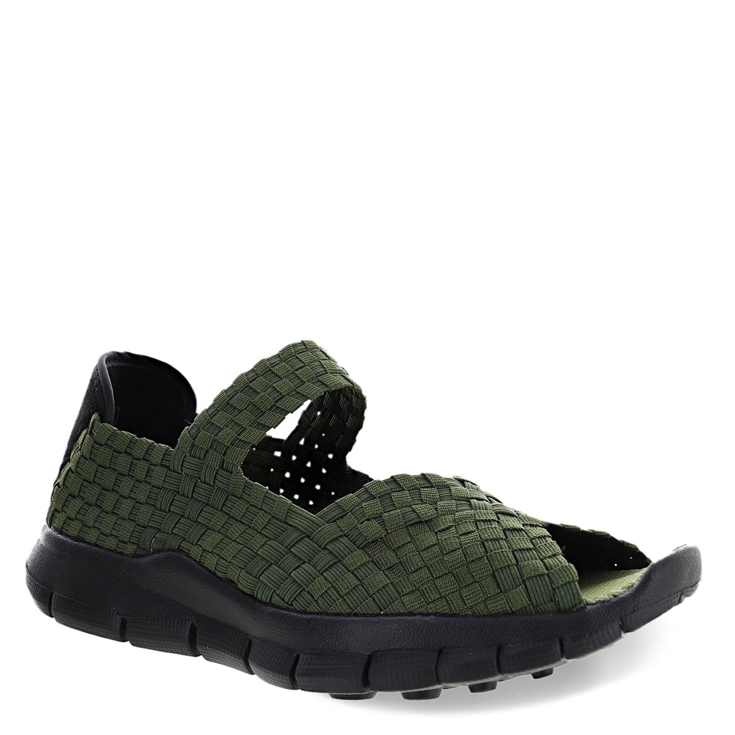 Peltz Shoes  Women's Bernie Mev Comfi Sandal OLIVE COMFI OLIVE