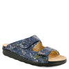 Peltz Shoes  Women's SAS Cozy Sandal NAVY SNAKE COZY MULTI NAV