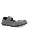 Peltz Shoes  Women's Bernie Mev Cuddly Slip-On HEATHER GREY CUDDLY HEAG