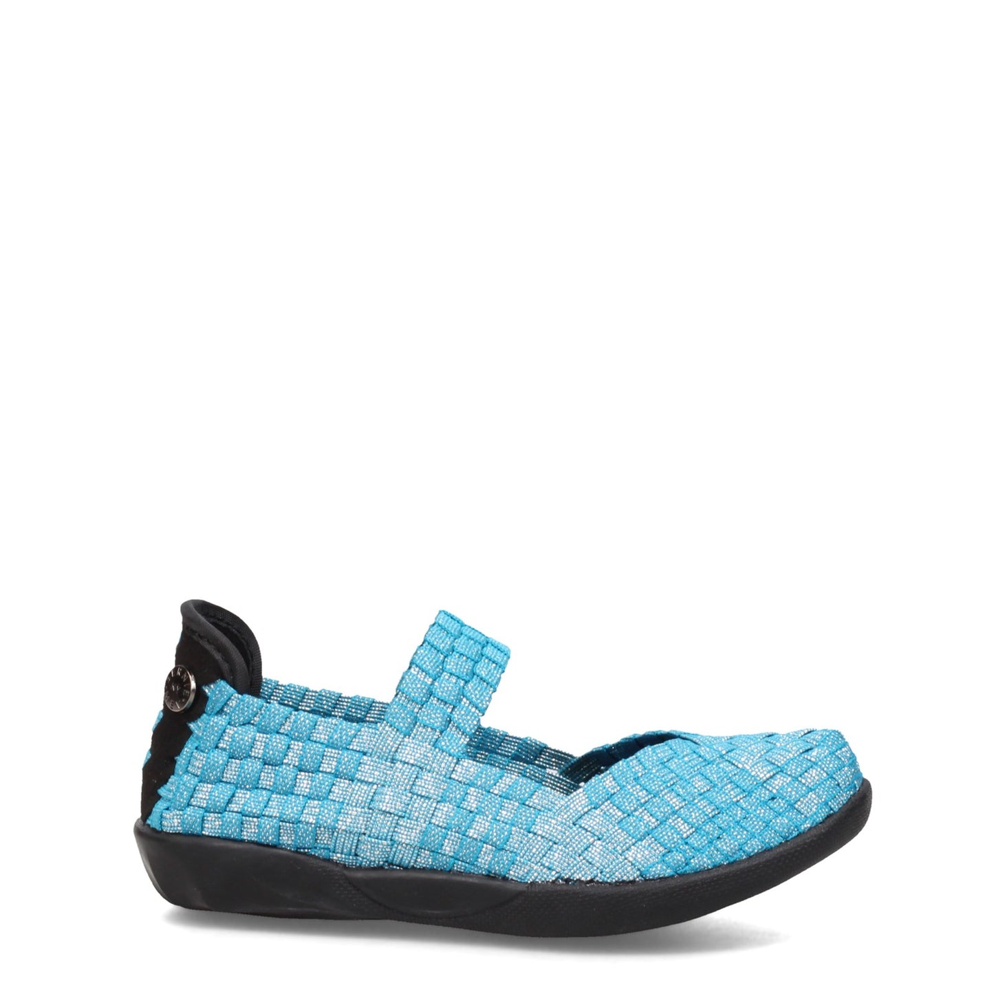 Peltz Shoes  Girl's Bernie Mev Cuddly Slip-On - Little Kid & Big Kid TURQUOISE CUDDLY K-TURQ