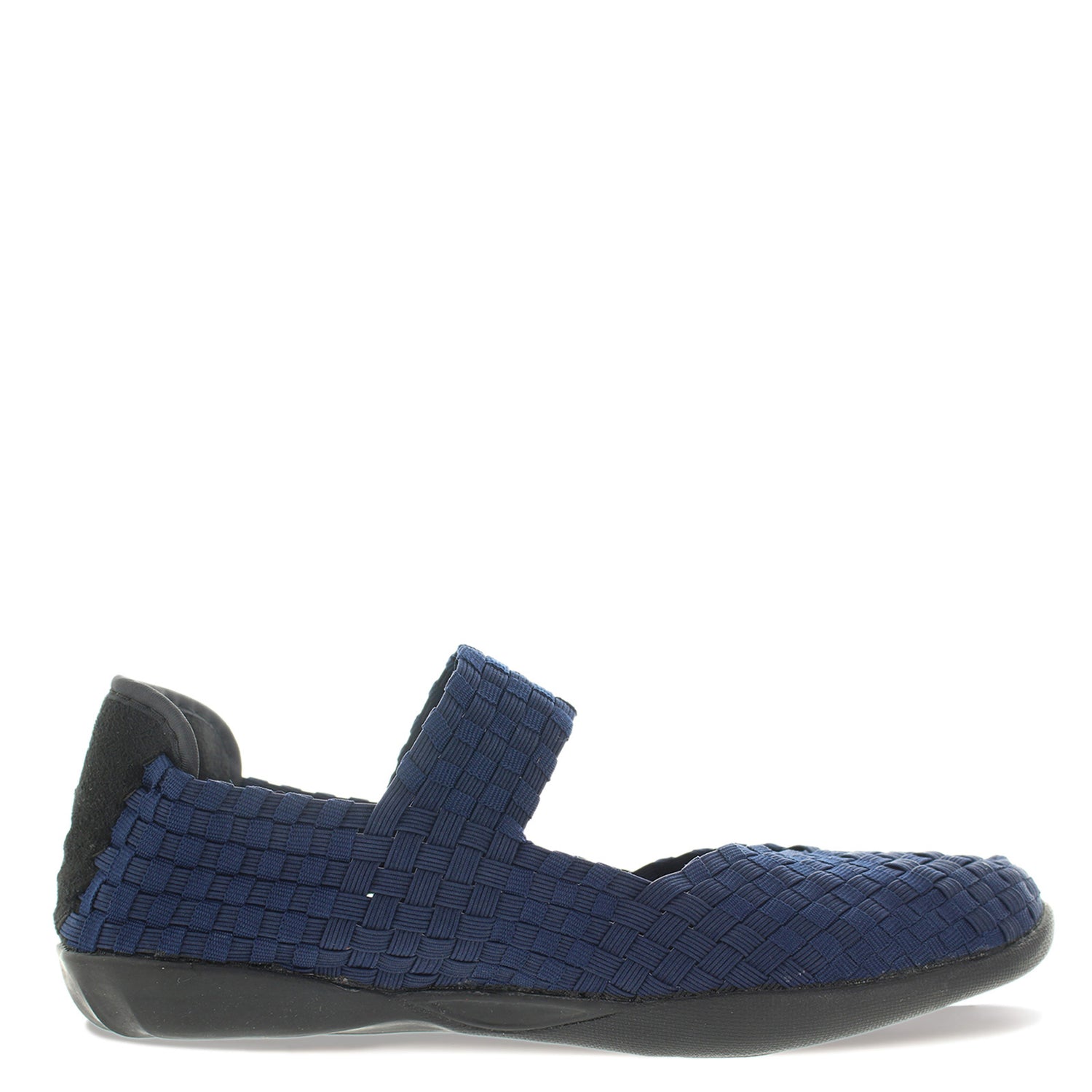 Peltz Shoes  Women's Bernie Mev Cuddly Slip-On NAVY CUDDLY NAV