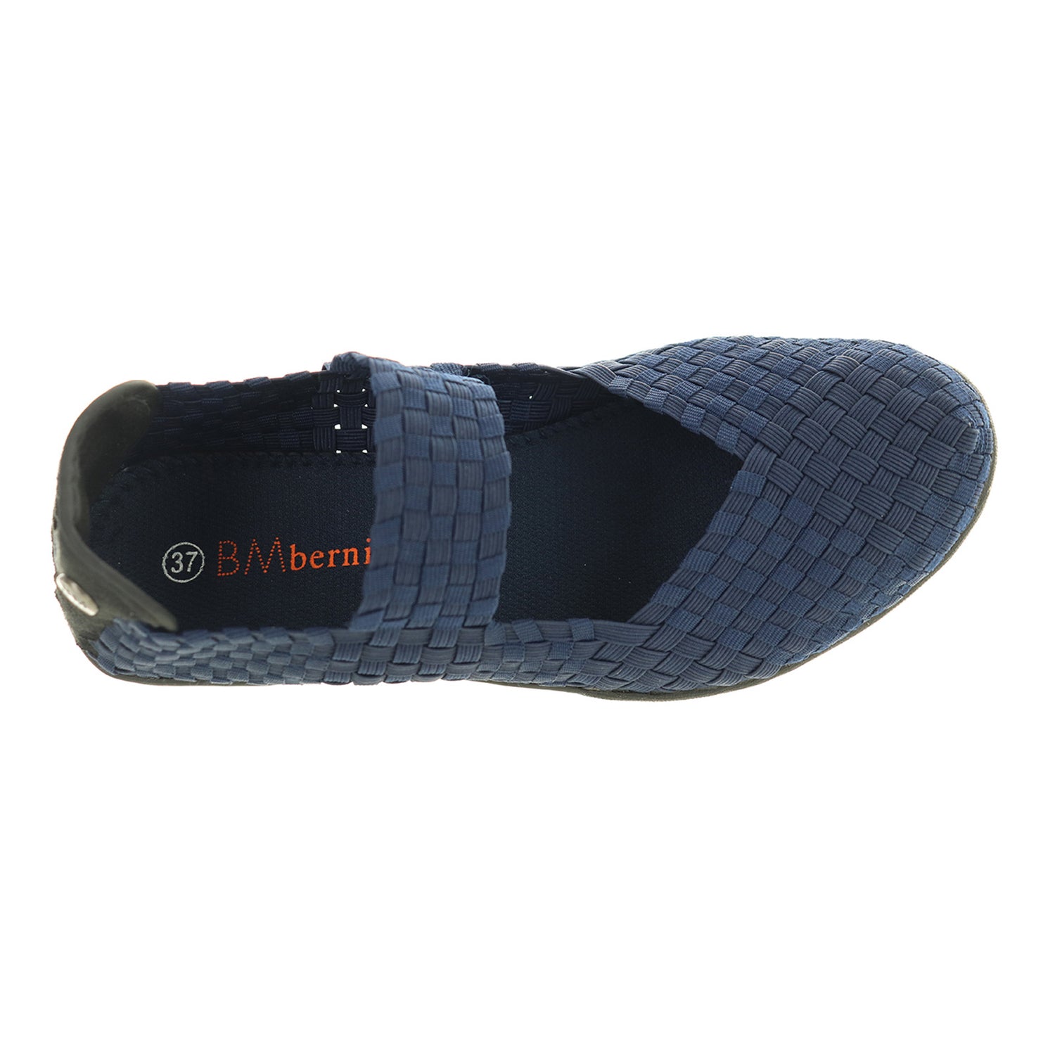 Peltz Shoes  Women's Bernie Mev Cuddly Slip-On NAVY CUDDLY NAV