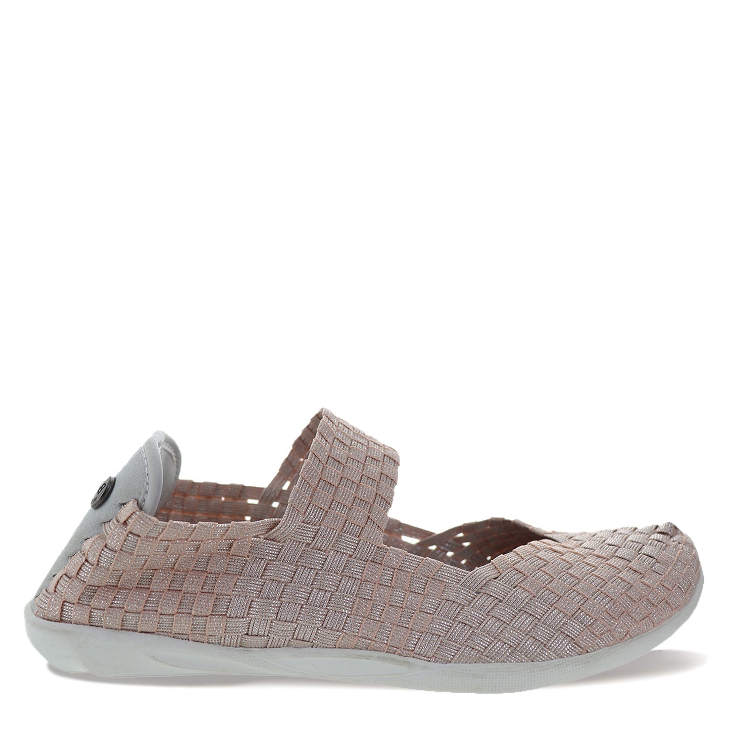 Peltz Shoes  Women's Bernie Mev Cuddly Slip-On BLUSH SHIMMER CUDDLY NBS