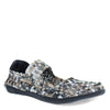 Peltz Shoes  Women's Bernie Mev Cuddly Slip-On STRAW CUDDLY STRAW