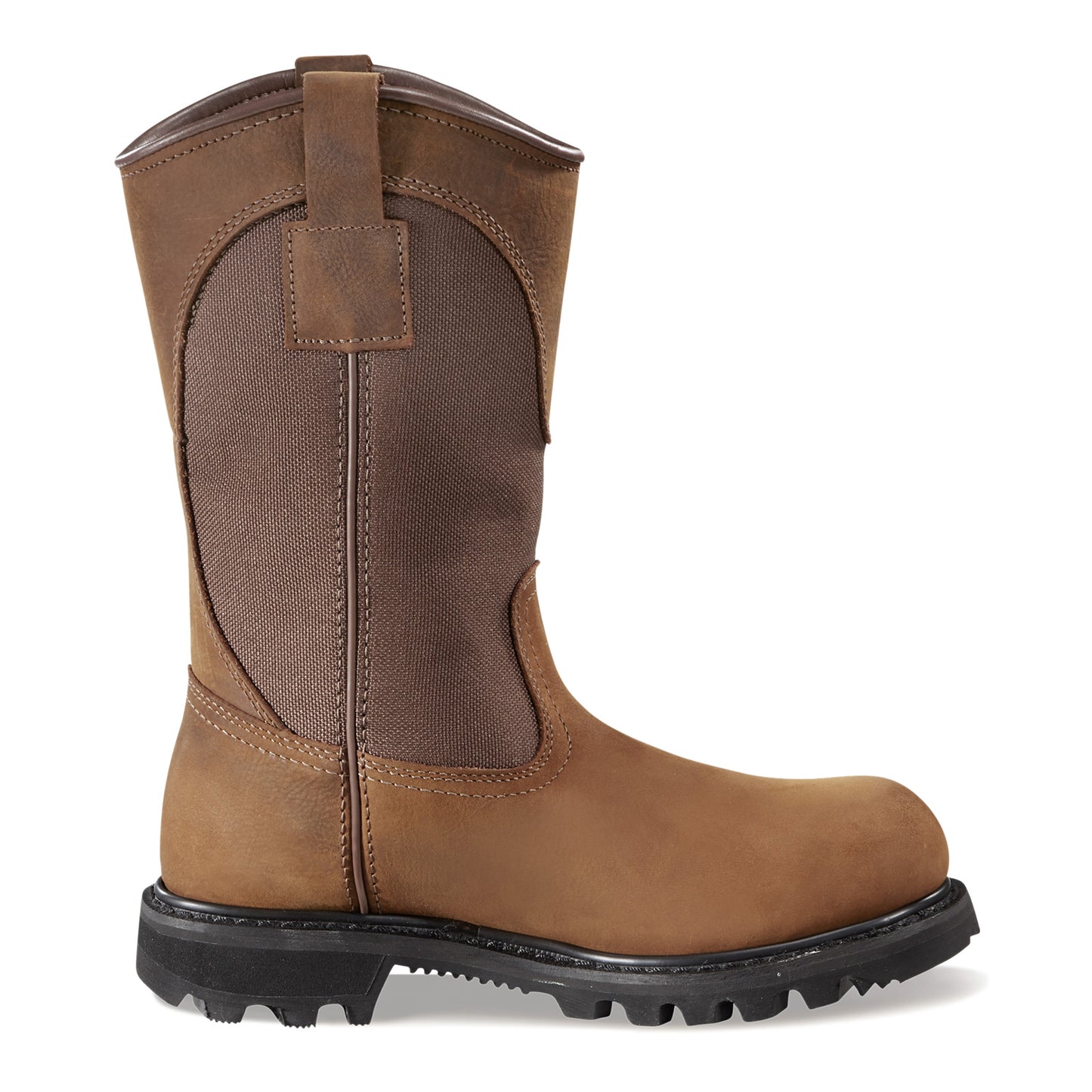 Peltz Shoes  Women's Carhartt Traditional Welt WP 10in Soft Toe Wellington Boot BROWN CWP1150