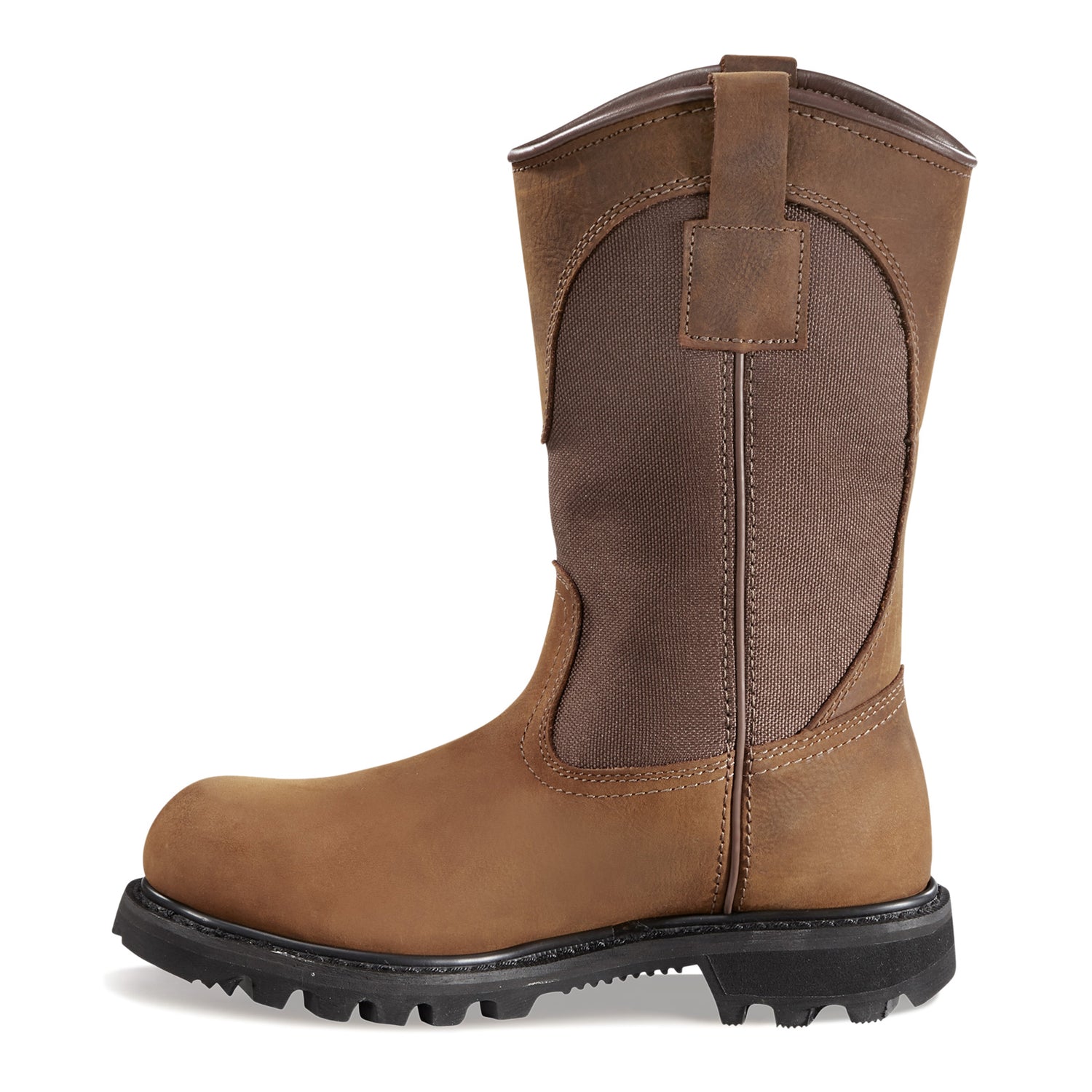 Peltz Shoes  Women's Carhartt Traditional Welt WP 10in Soft Toe Wellington Boot BROWN CWP1150