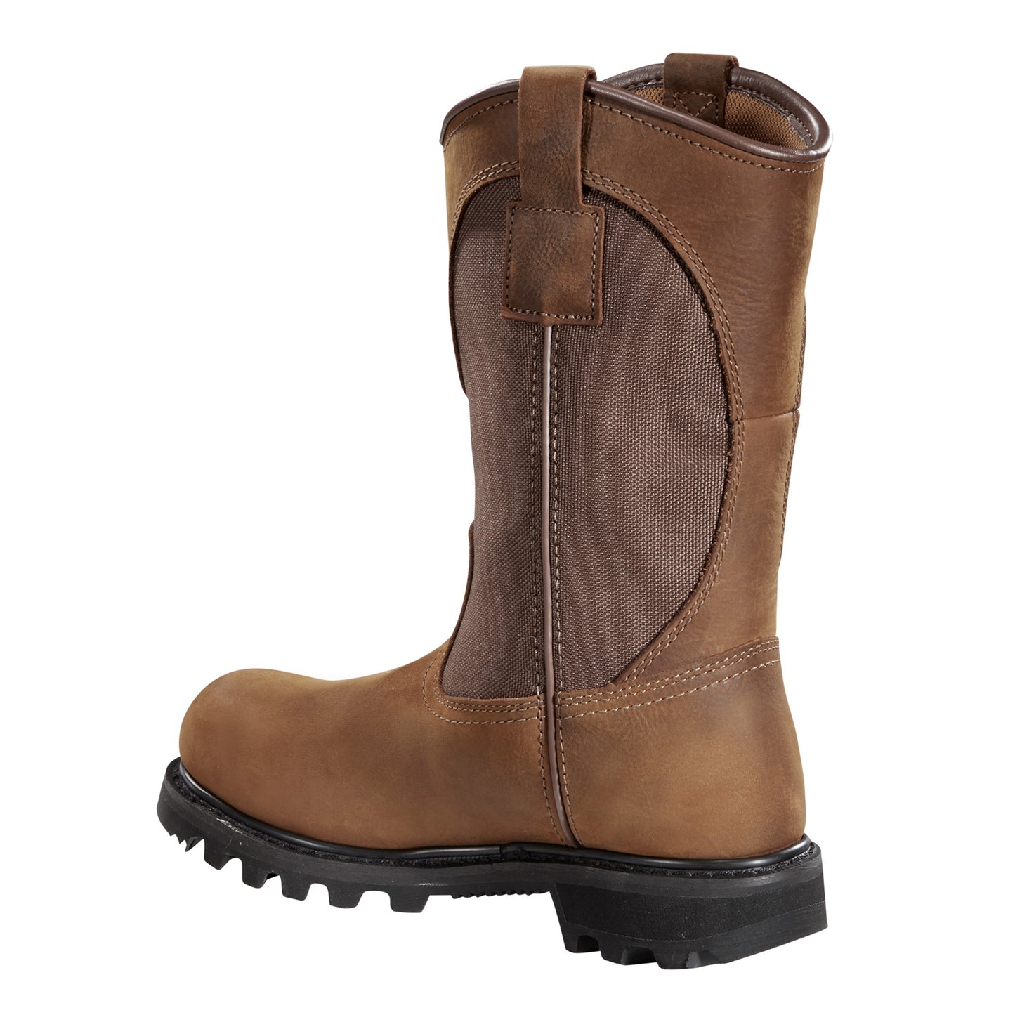 Peltz Shoes  Women's Carhartt Traditional Welt WP 10in Soft Toe Wellington Boot BROWN CWP1150