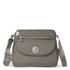 Peltz Shoes  Women's Baggallini Calais Crossbody Sterling Shimmer CAL532-STERLING