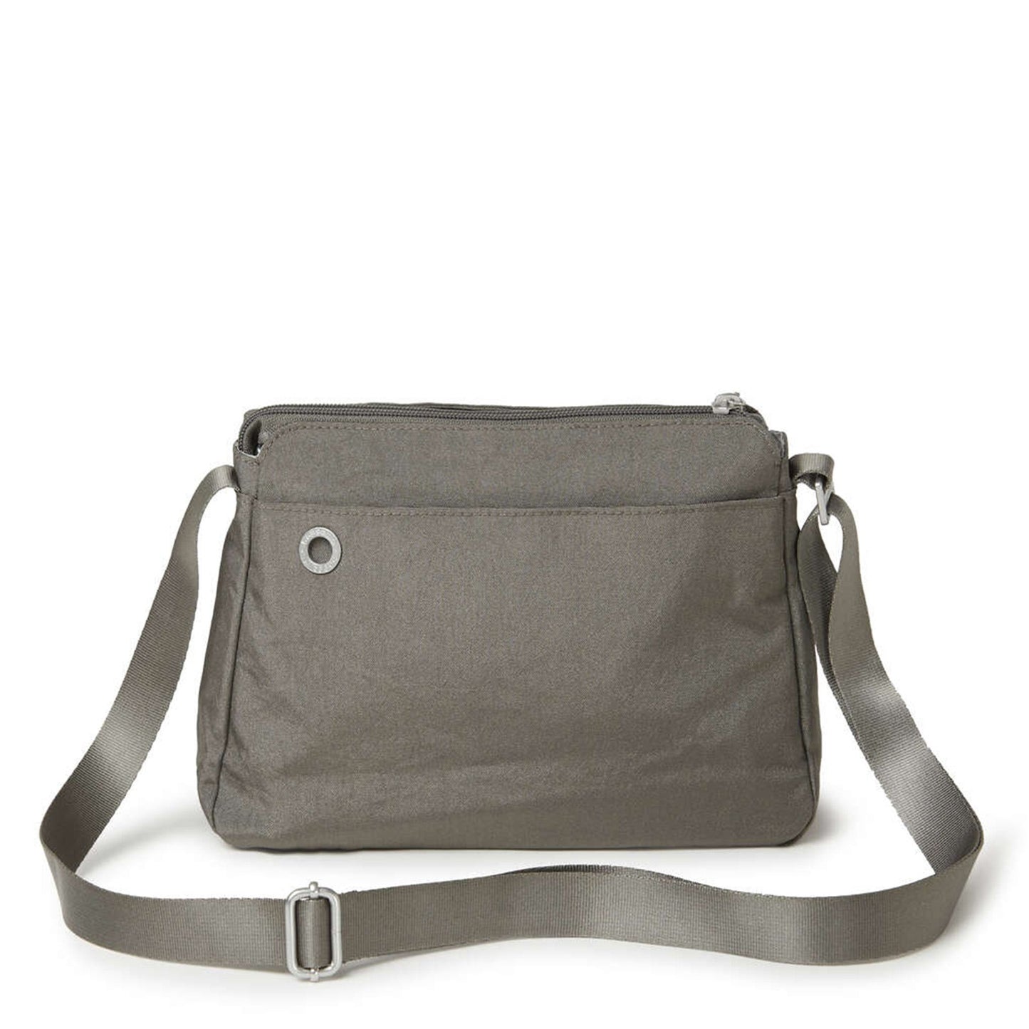 Peltz Shoes  Women's Baggallini Calais Crossbody Sterling Shimmer CAL532-STERLING