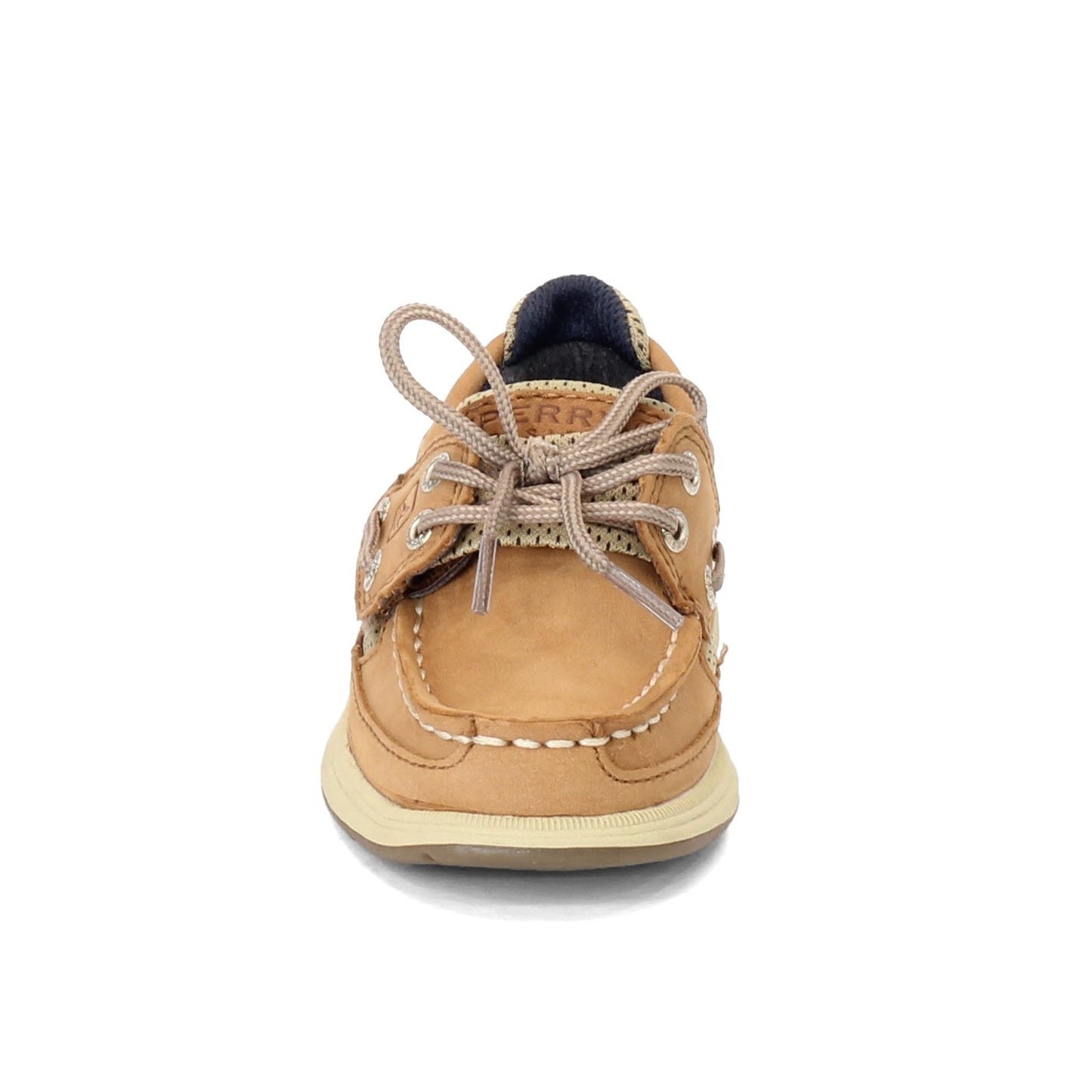 Peltz Shoes  Boy's Sperry Lanyard - Toddler & Little Kid DARK TAN CB48948A