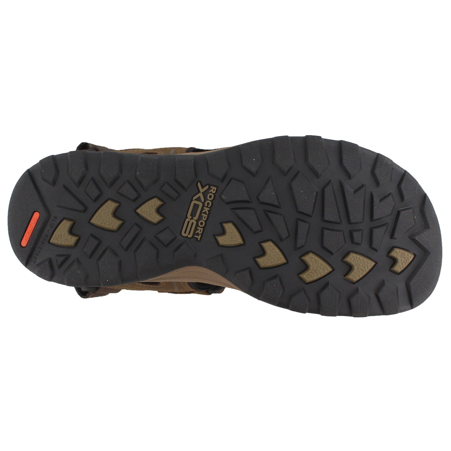 Peltz Shoes  Men's Rockport Trail Technique Adjustable Sandal BROWN CH0648