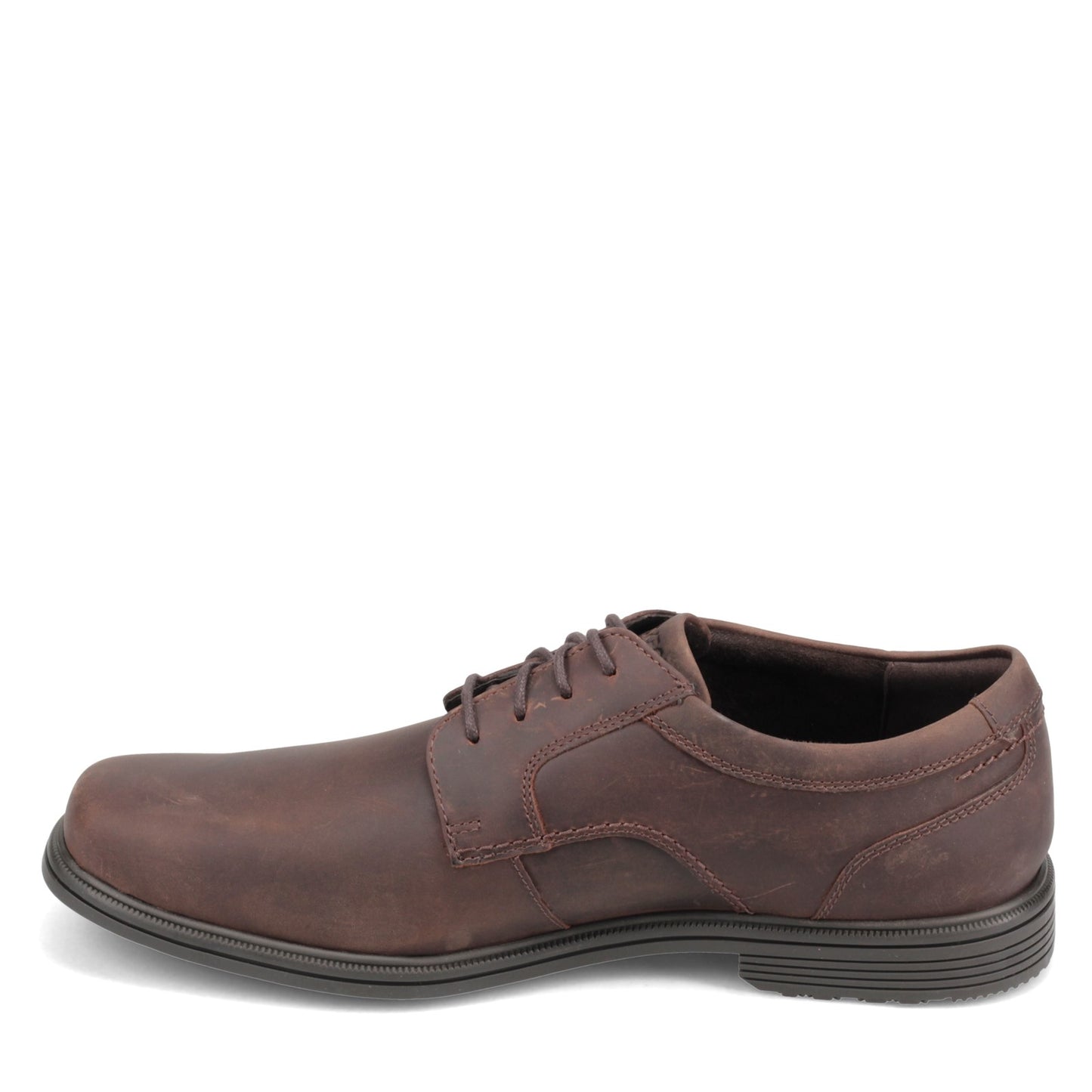 Peltz Shoes  Men's Rockport Robinsyn Waterproof Plain Toe Oxford TAN CI3076