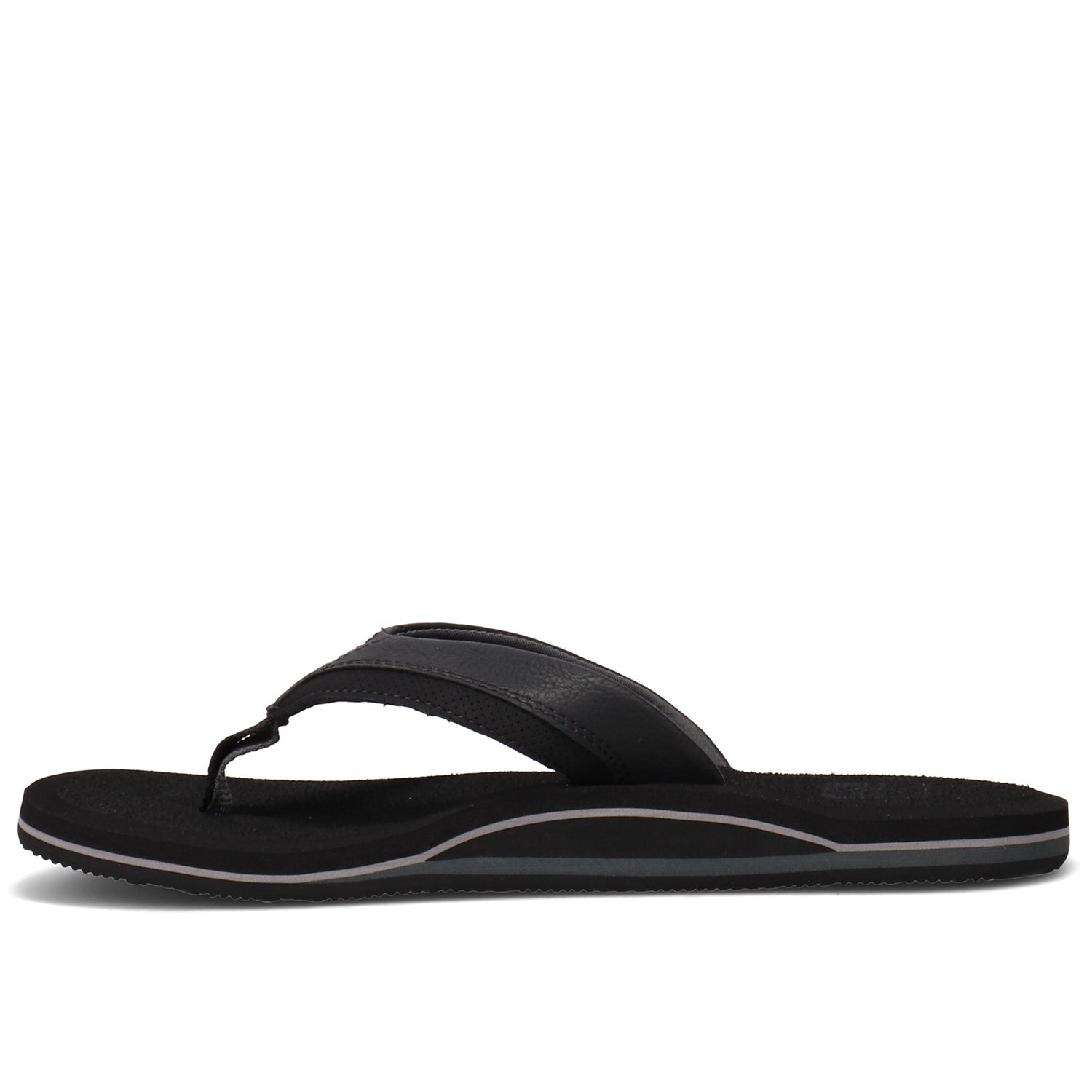 Peltz Shoes  Men's Reef Cushion Dawn Sandal Black CI3767