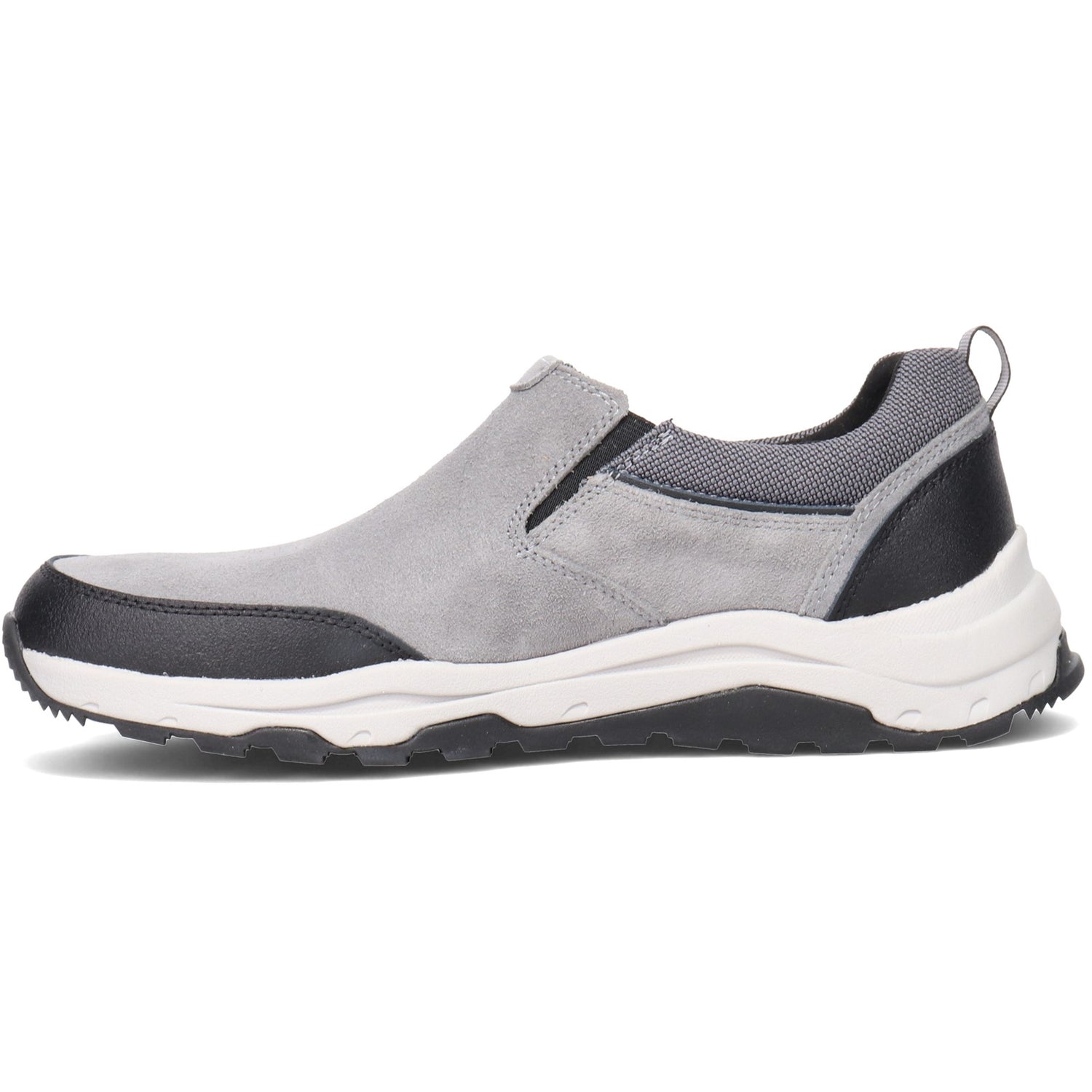 Peltz Shoes  Men's Rockport Birchfield Slip-On Walking Shoe GRAY CI5245