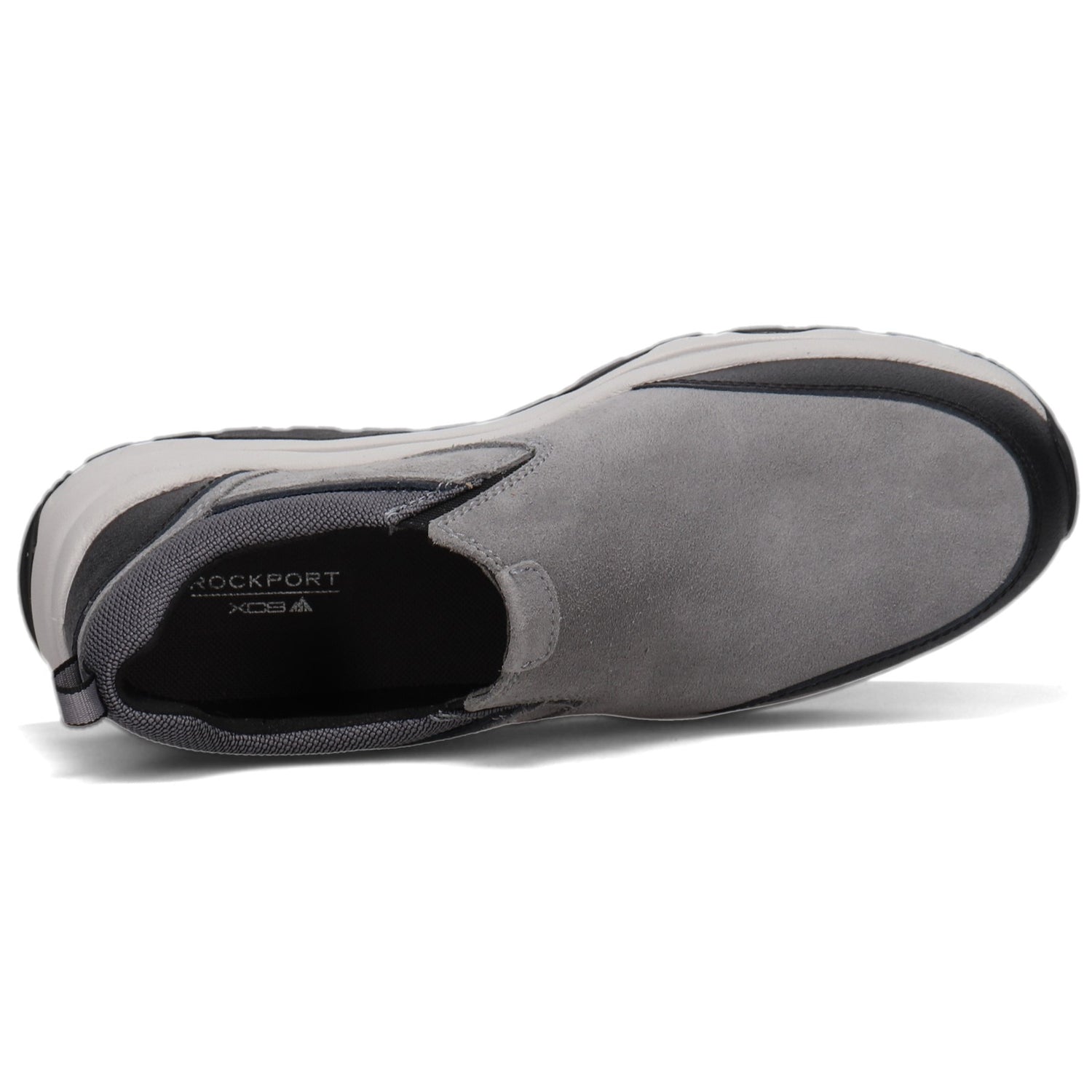 Peltz Shoes  Men's Rockport Birchfield Slip-On Walking Shoe GRAY CI5245