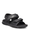 Peltz Shoes  Men's Rockport Darwyn Quarter Strap Sandal BLACK CI5689