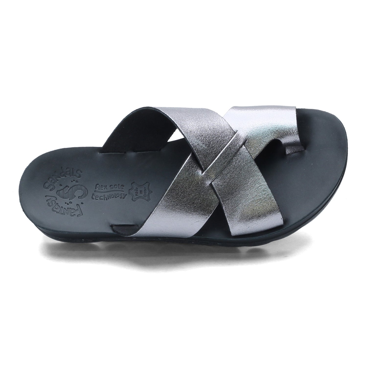 Peltz Shoes  Women's Fantasy Sandals Clara Sandal BLACK GLITTER CLARA-BLACK