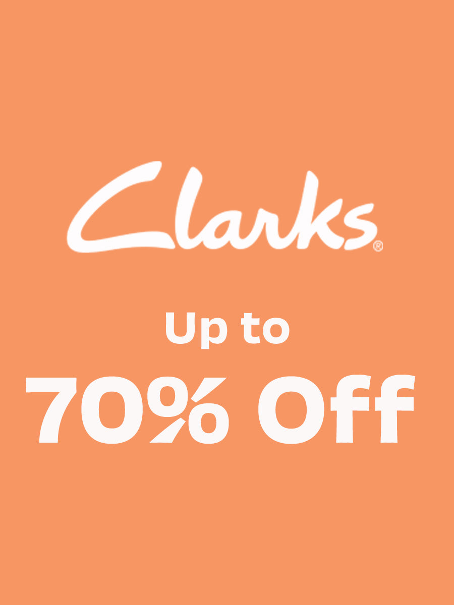 Up to 70% off Clarks