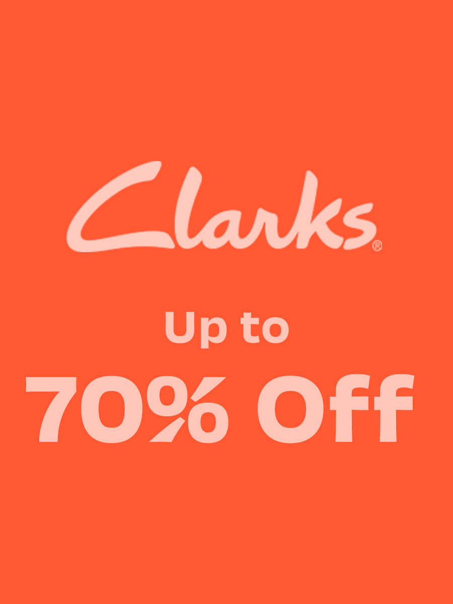 Up to 70% off Clarks
