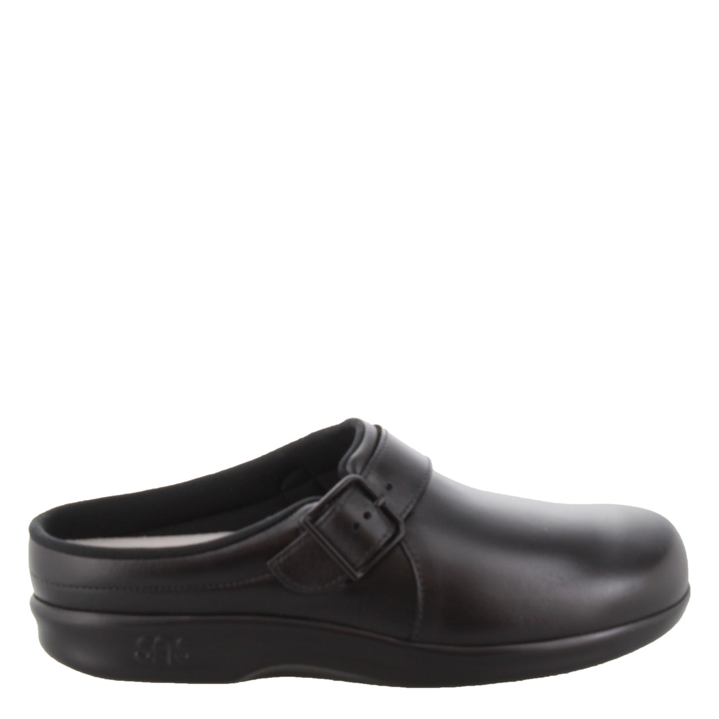 Peltz Shoes  Women's SAS Clog Slip-On BLACK CLOG BLACK