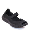 Peltz Shoes  Women's Bernie Mev Comfi Sandal BLACK COMFI BLACK