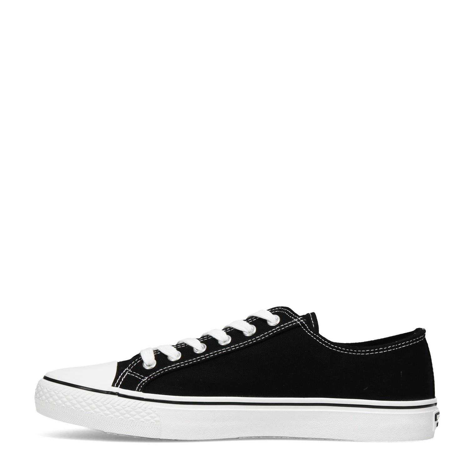 Peltz Shoes  Men's Rocawear Cousey Low Top Sneaker BLACK / WHITE COUSEYLO BKW