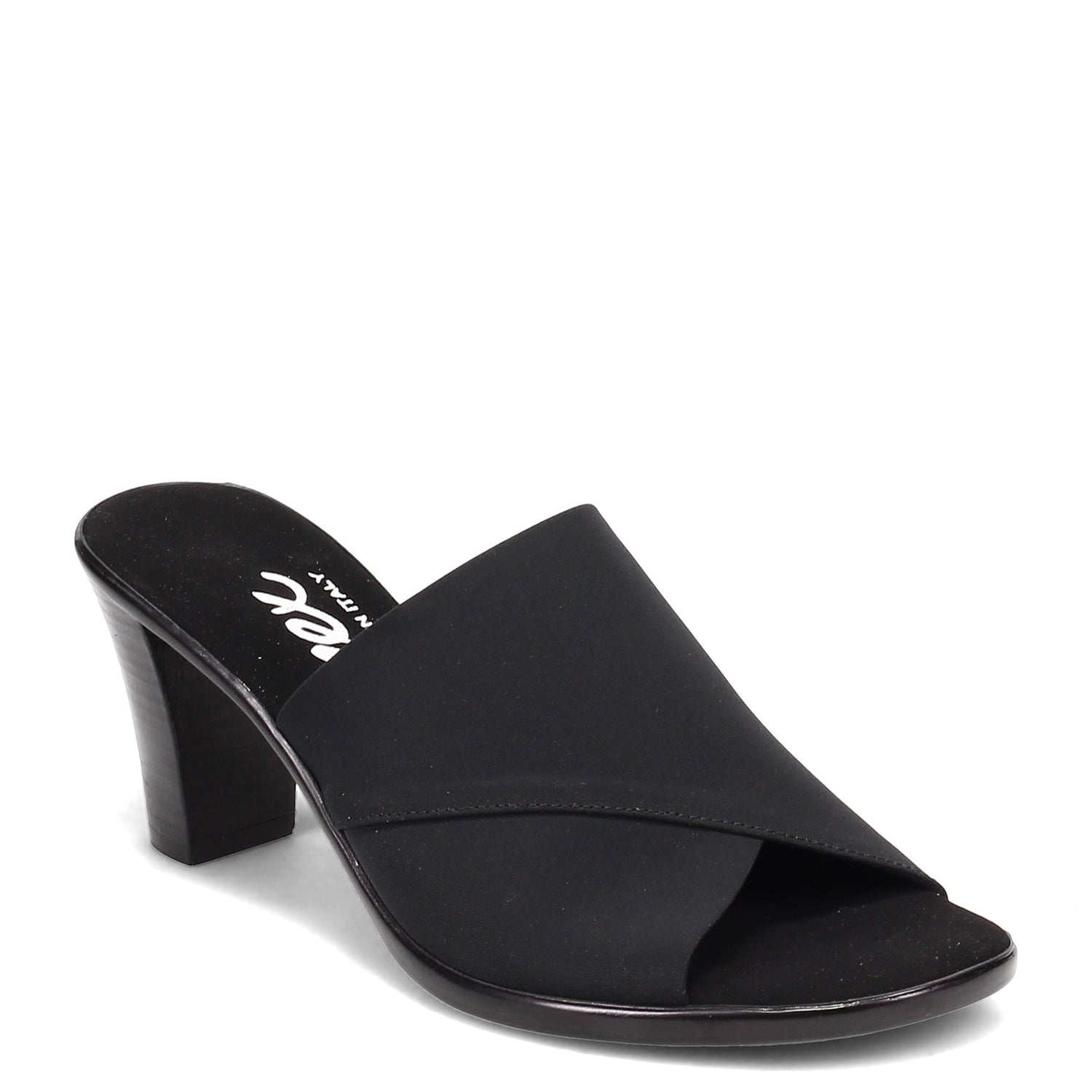 Peltz Shoes  Women's Onex Crista Heeled Sandal BLACK CRISTA-BLACK