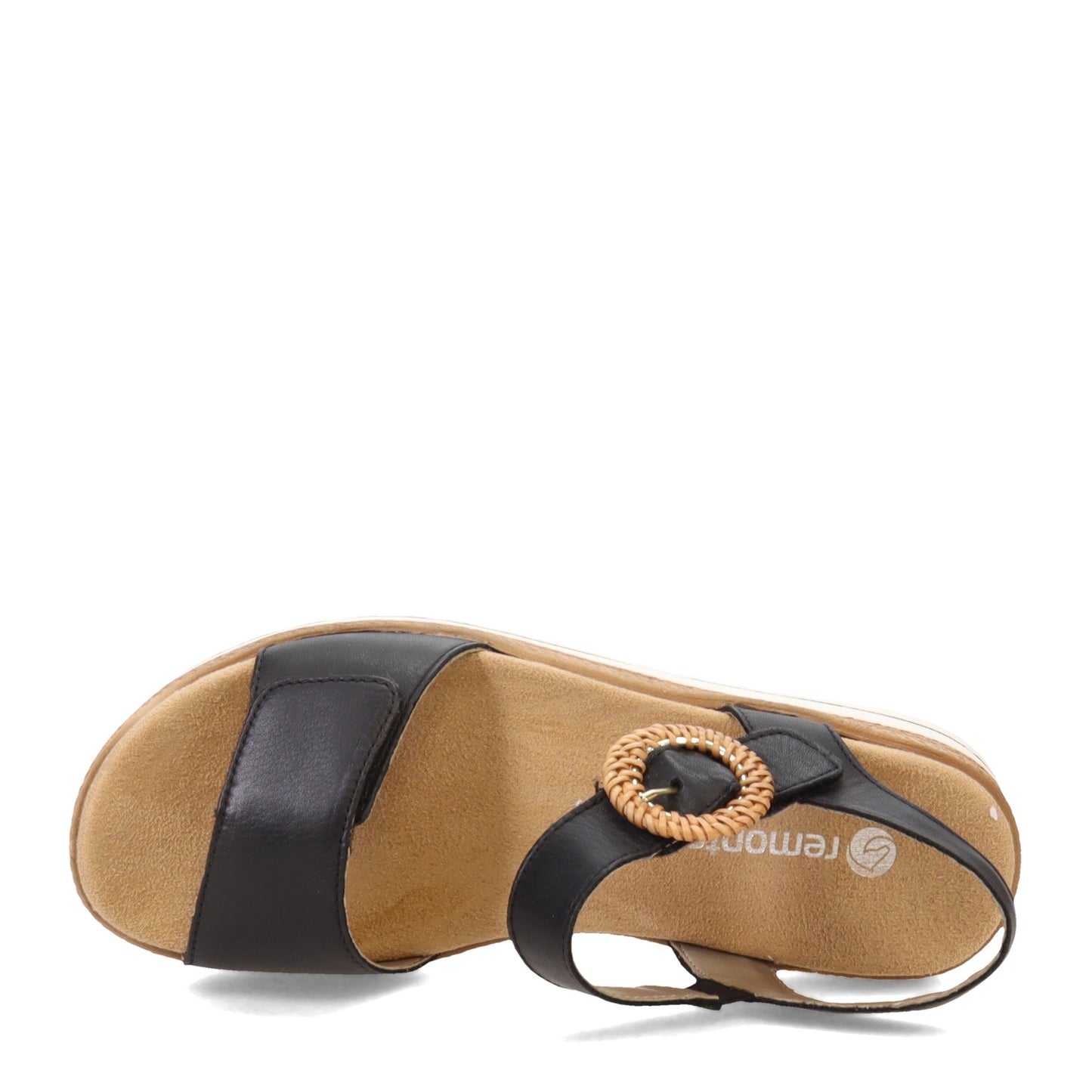 Peltz Shoes  Women's Remonte D0Q52 Sandal BLACK D0Q52-00