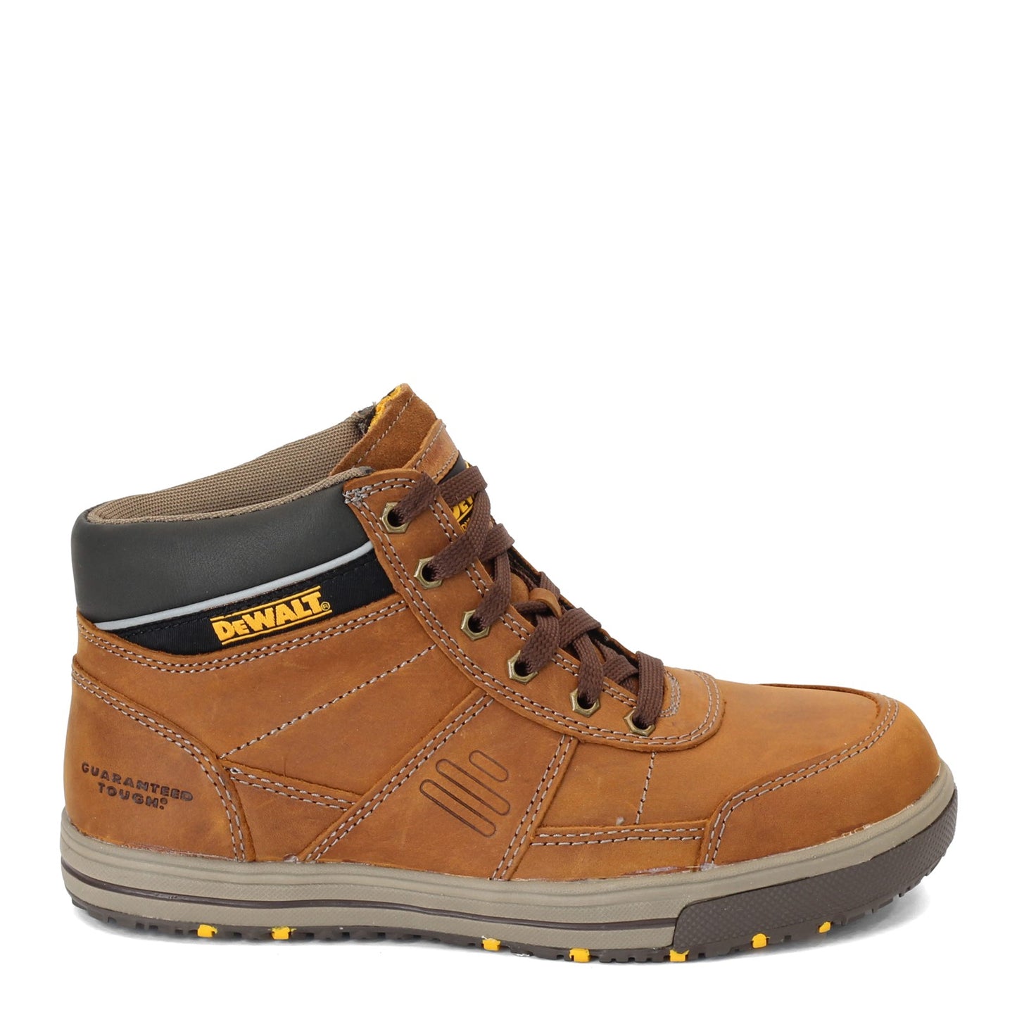 Peltz Shoes  Men's Dewalt Camden Work Boot BROWN D84333