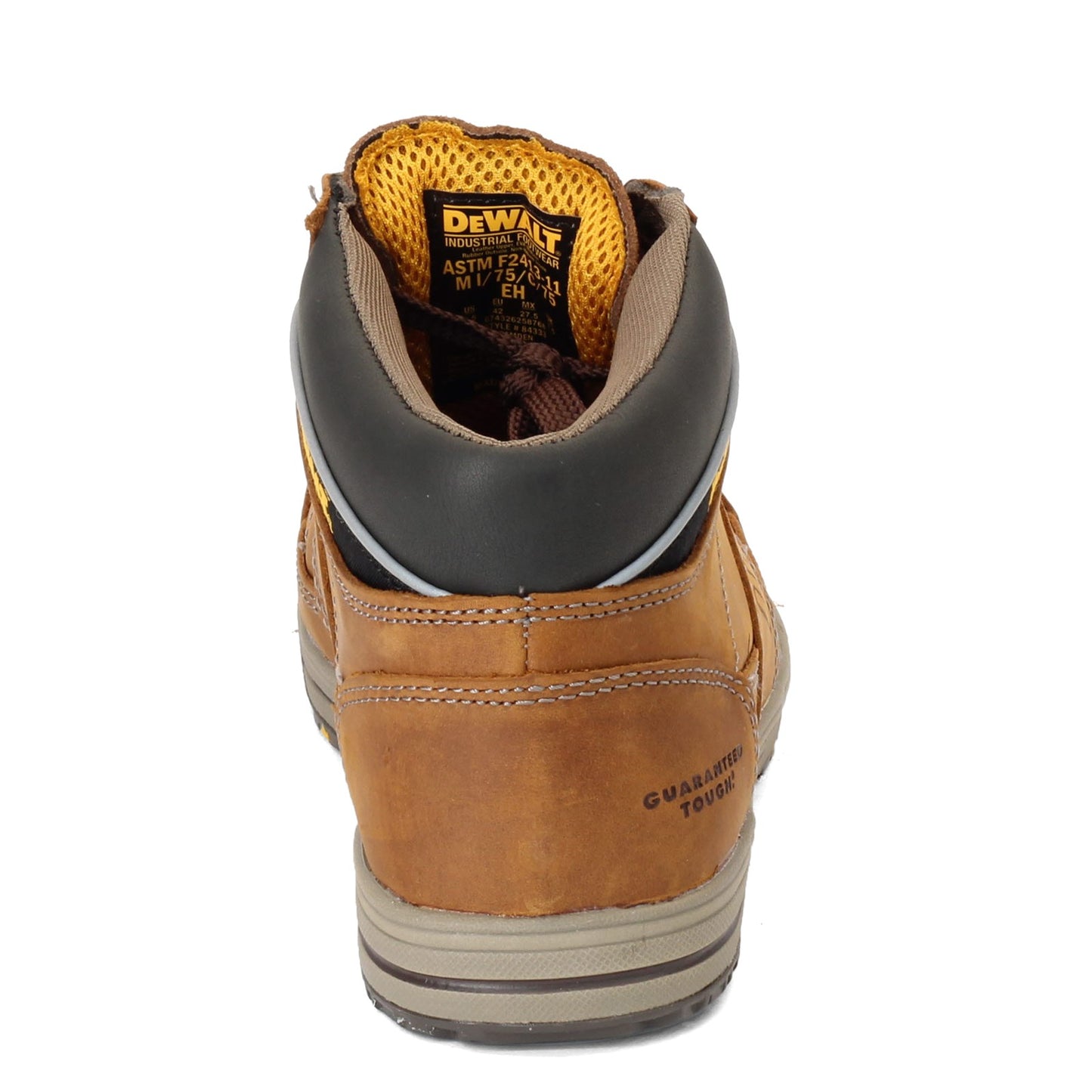 Peltz Shoes  Men's Dewalt Camden Work Boot BROWN D84333
