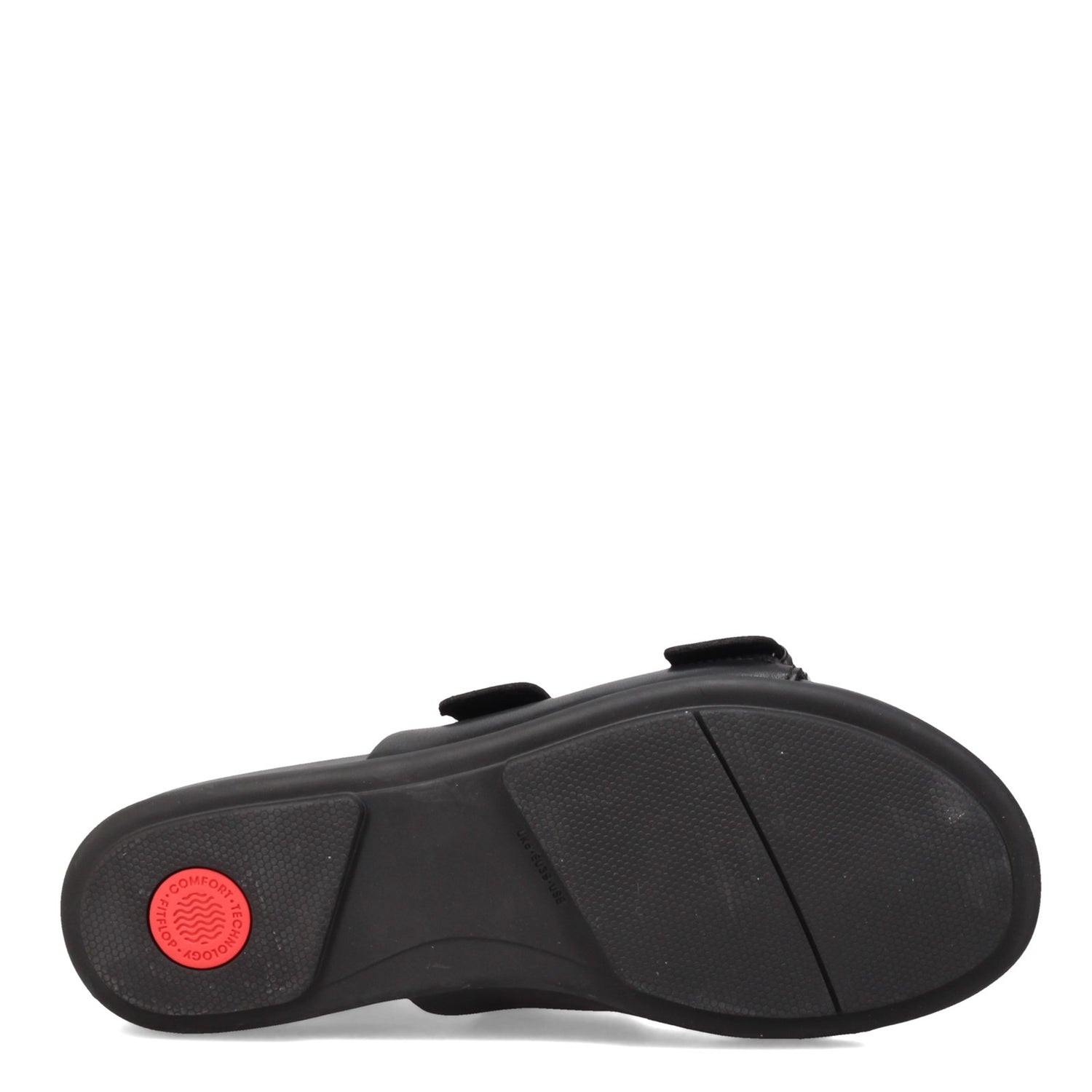 Peltz Shoes  Women's FitFlop Gracie Slide Sandal Black DE3-090
