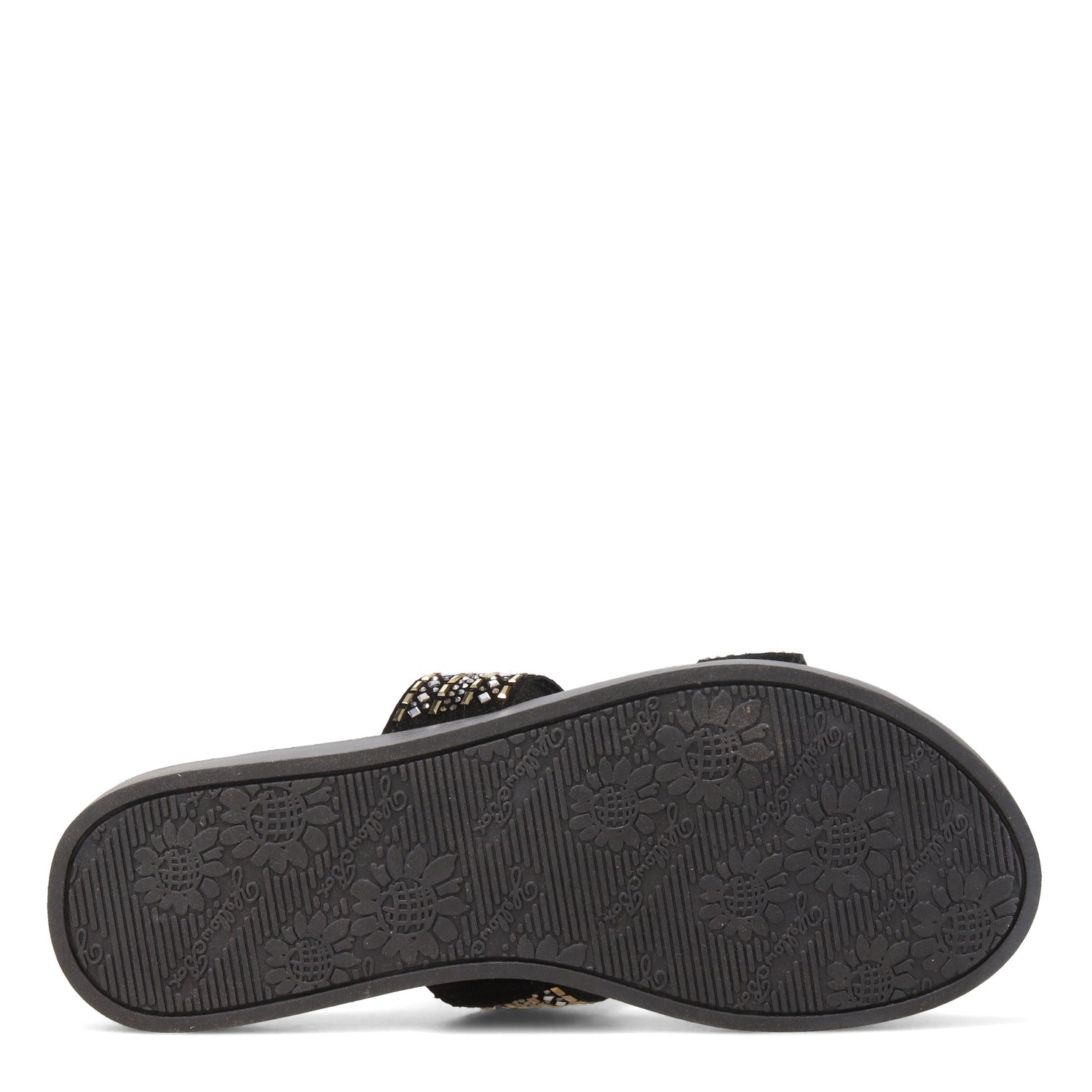 Peltz Shoes  Women's Yellow Box Delfie Sandal METALLIC MULT DELFIE-METALLIC