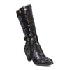 Peltz Shoes  Women's Spring Step L'Artiste Dessalta Boot Black Multi DESSALTA-BM