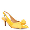 Peltz Shoes  Women's J Renee Devika Pump Yellow Patent DEVIKA-PAMAR