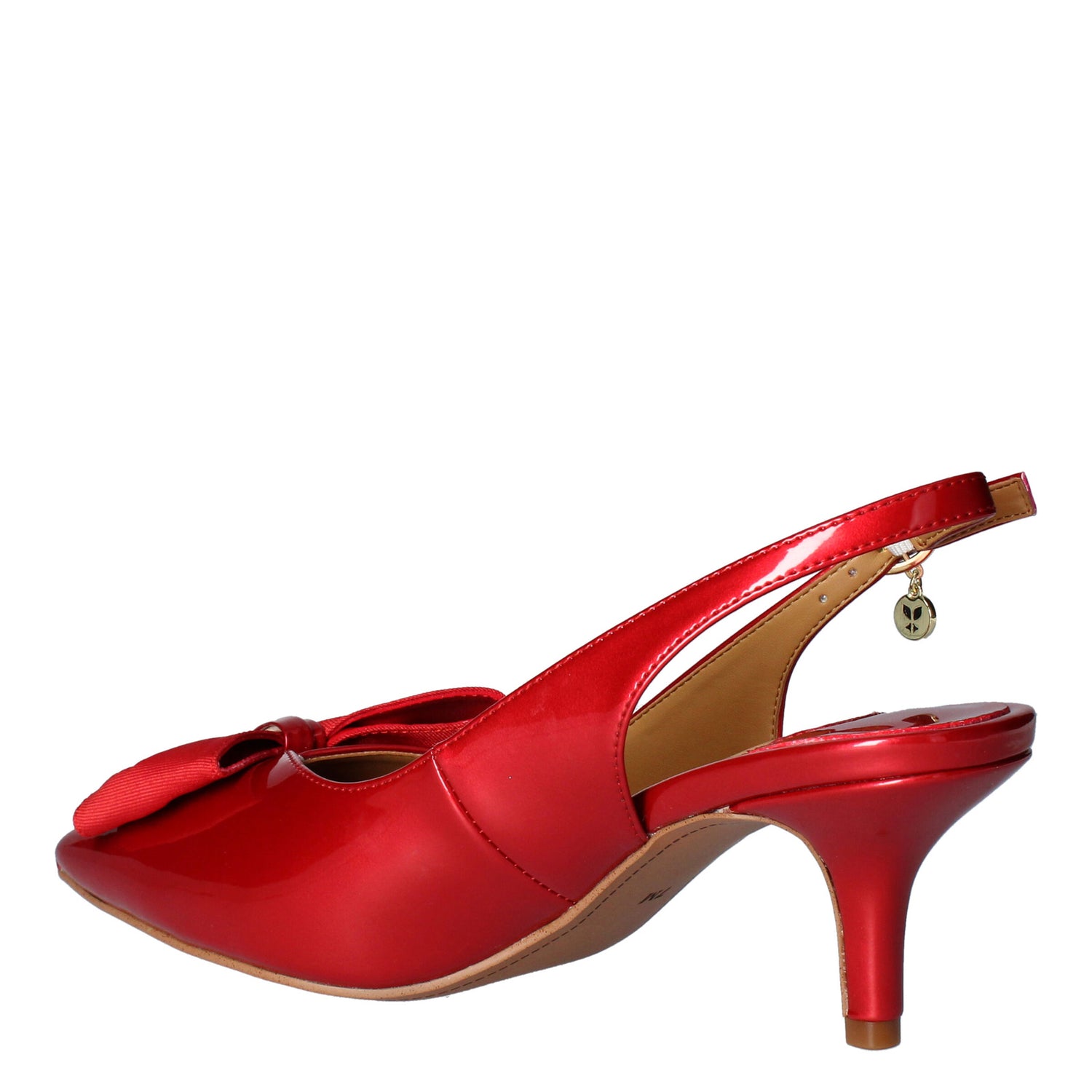 Peltz Shoes  Women's J Renee Devika Pump Red Patent DEVIKA-PARED