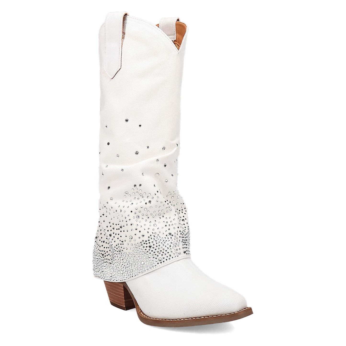 Peltz Shoes  Women's Dingo Eye Candy Boot White DI177-WHITE