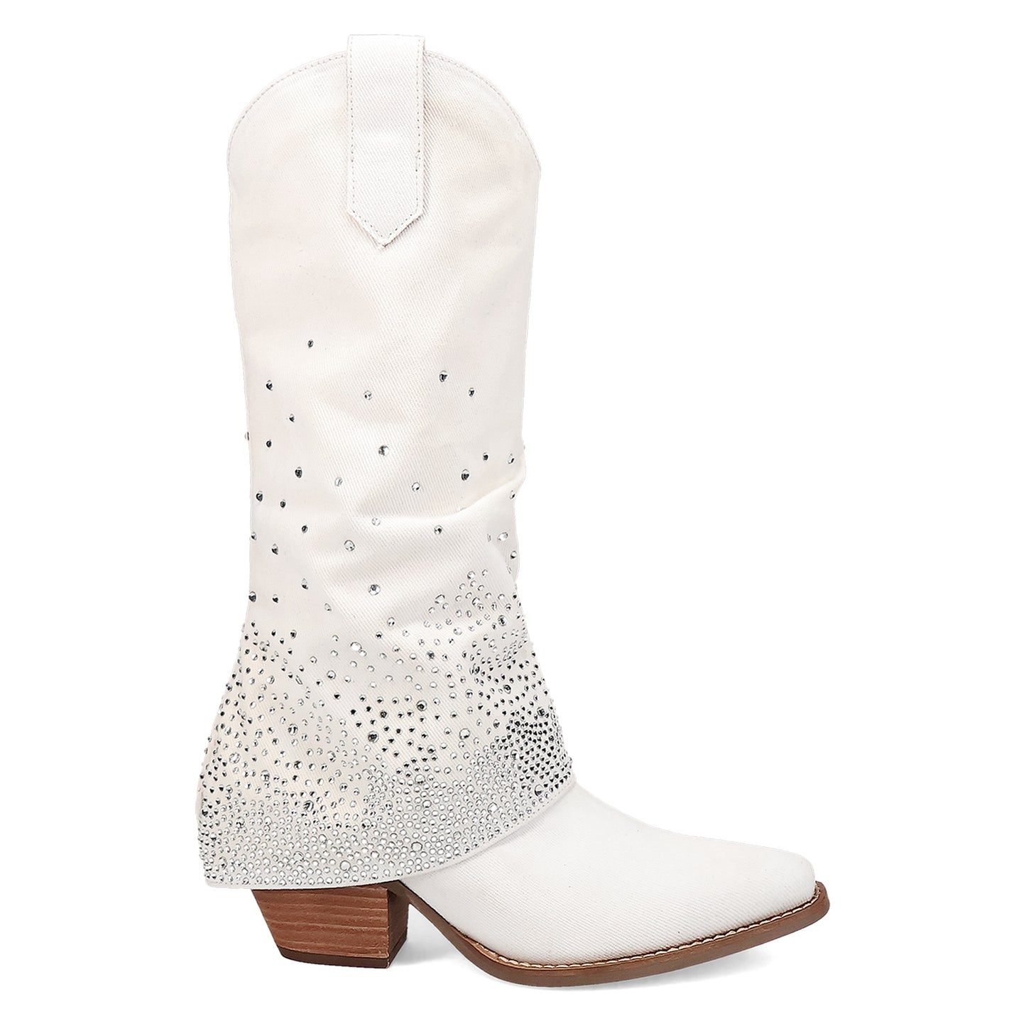 Peltz Shoes  Women's Dingo Eye Candy Boot White DI177-WHITE