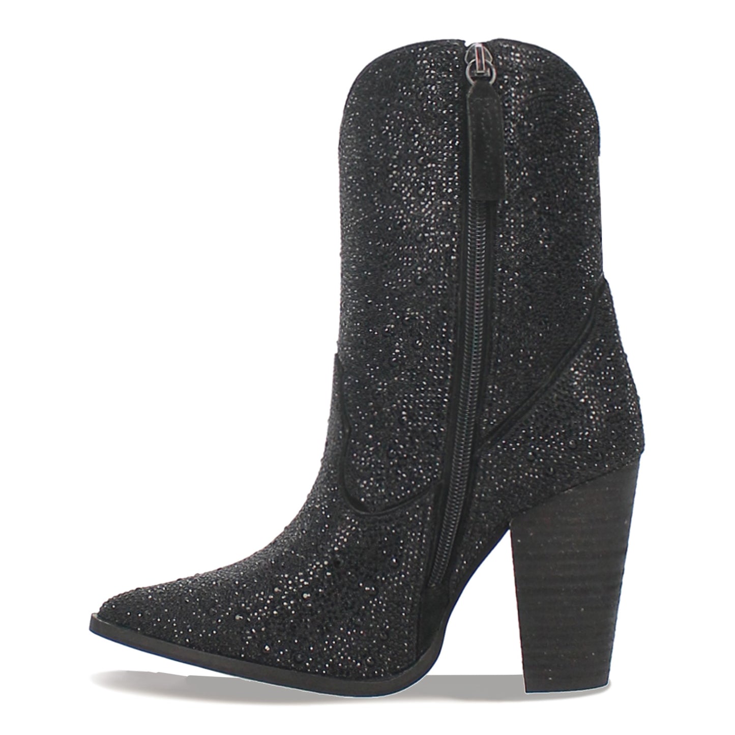 Peltz Shoes  Women's Dingo Neon Moon Boot Black DI567-BLACK