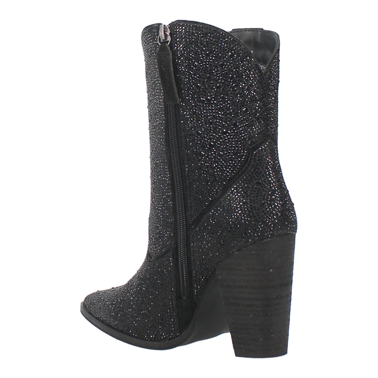 Peltz Shoes  Women's Dingo Neon Moon Boot Black DI567-BLACK