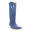 Peltz Shoes  Women's Dingo Thunder Road Boot Blue DI597-BLUE
