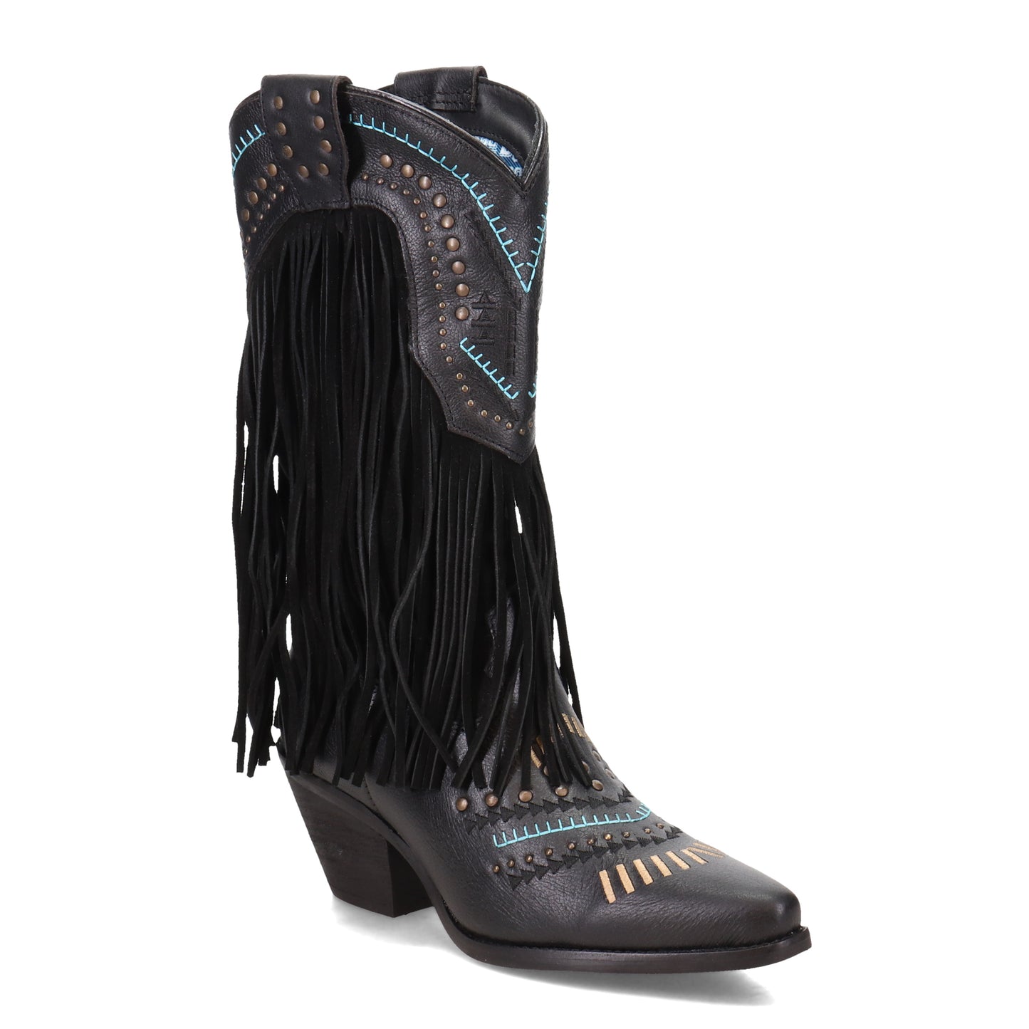 Peltz Shoes  Women's Dingo Gypsy Boot BLACK DI737-BLACK