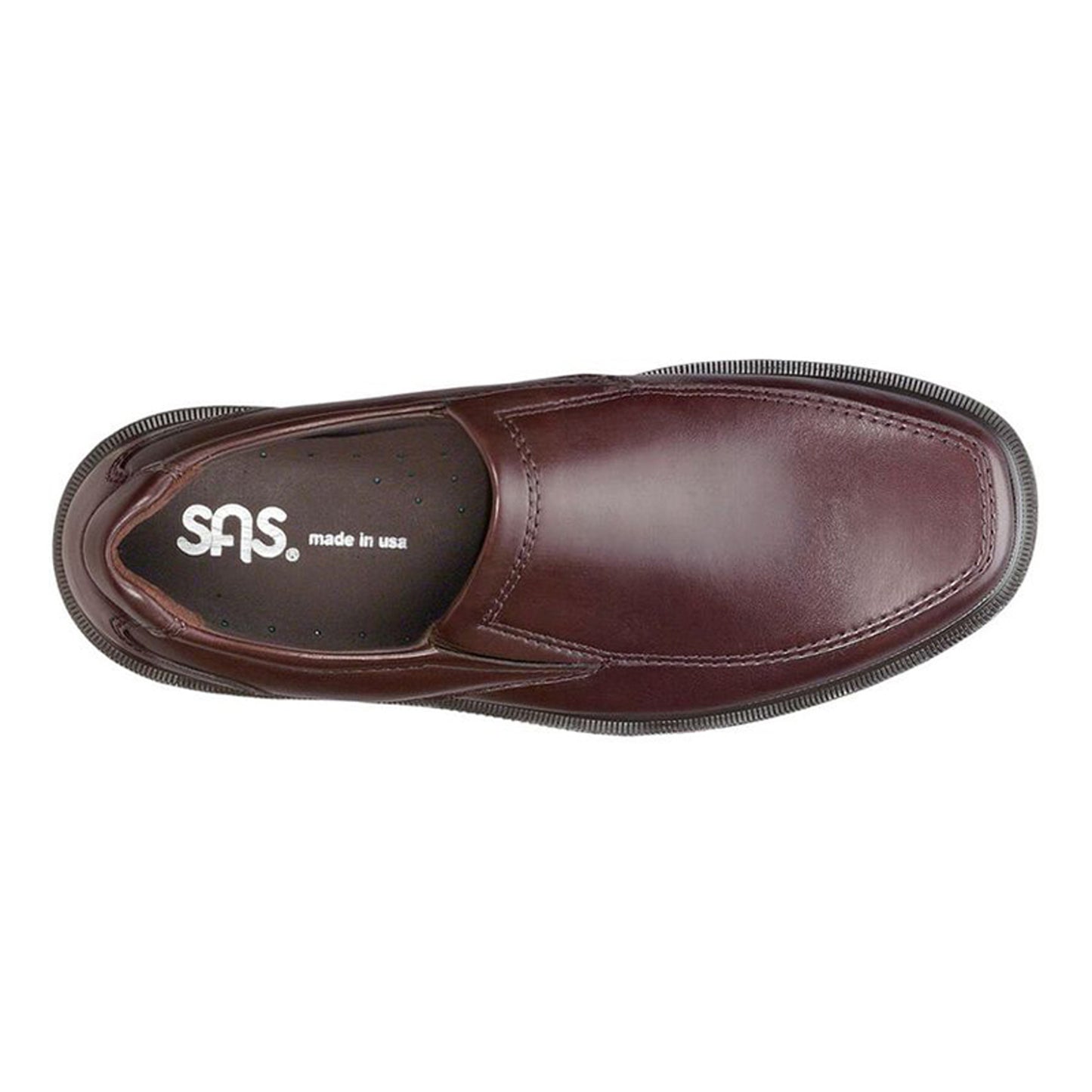 Peltz Shoes  Men's SAS Diplomat Loafer BROWN DIPLOMAT BROW