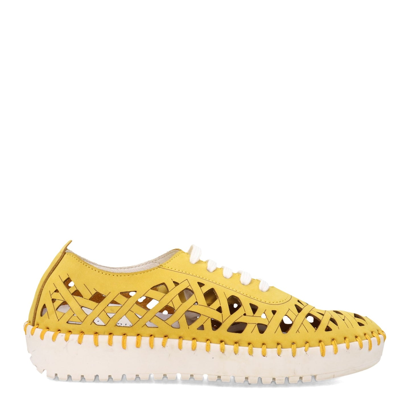 Peltz Shoes  Women's Eric Michael Dolores Sneaker YELLOW DOLORES-YELLOW