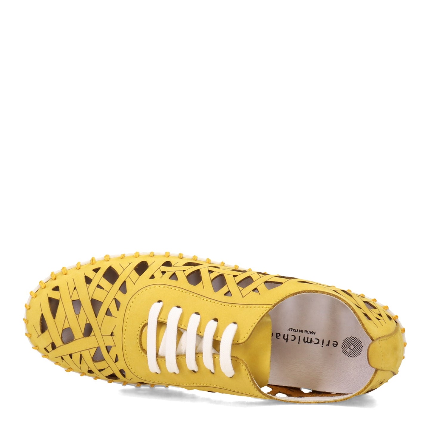 Peltz Shoes  Women's Eric Michael Dolores Sneaker YELLOW DOLORES-YELLOW