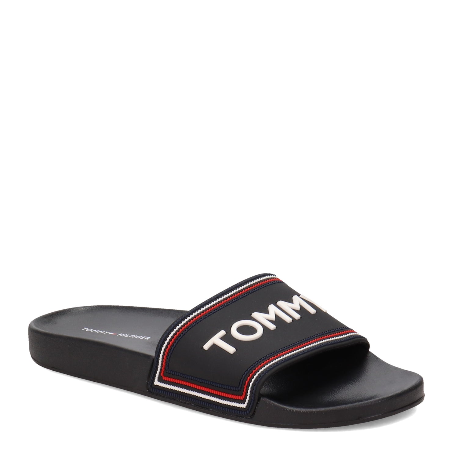 Peltz Shoes  Women's Tommy Hilfiger Doxen Sandal BLACK DOXEN-BLK01