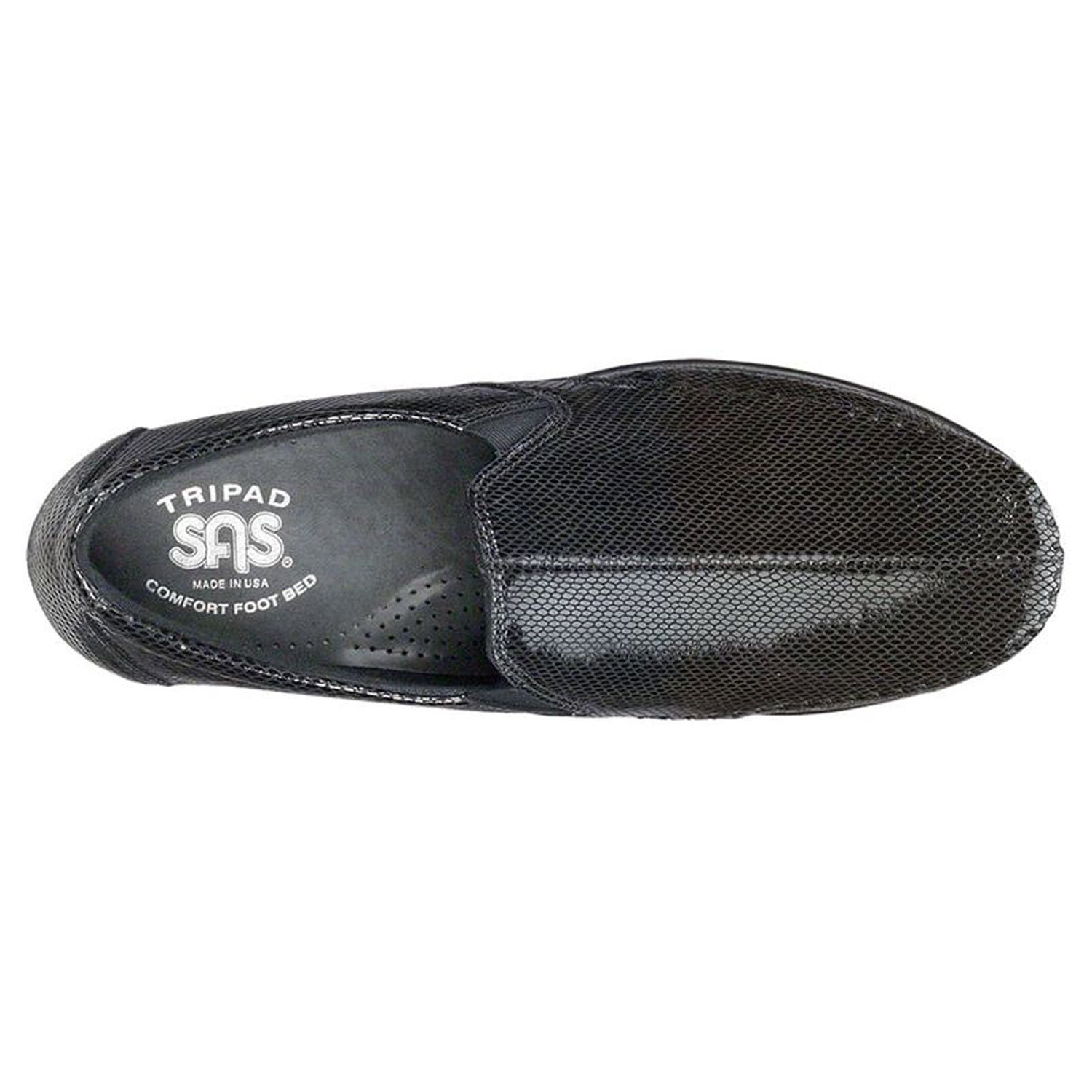 Peltz Shoes  Women's SAS Dream Slip-On BLACK SNAKE DREAM-BKSNK