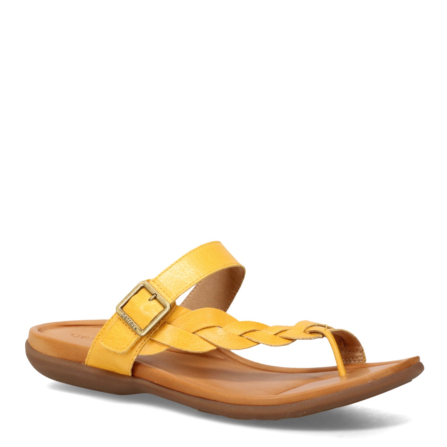 Peltz Shoes  Women's Aetrex Selena Sandal SUNFLOWER DS317