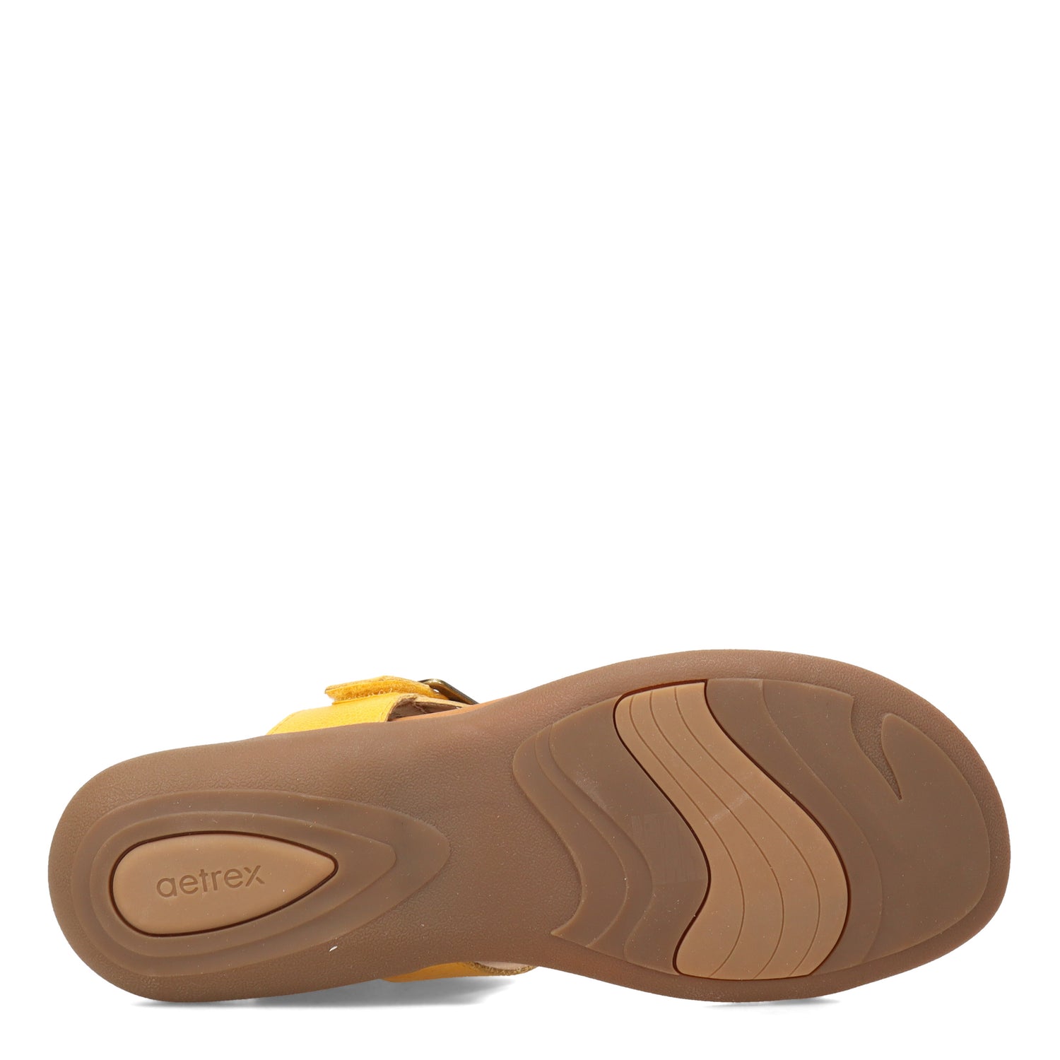 Peltz Shoes  Women's Aetrex Selena Sandal SUNFLOWER DS317