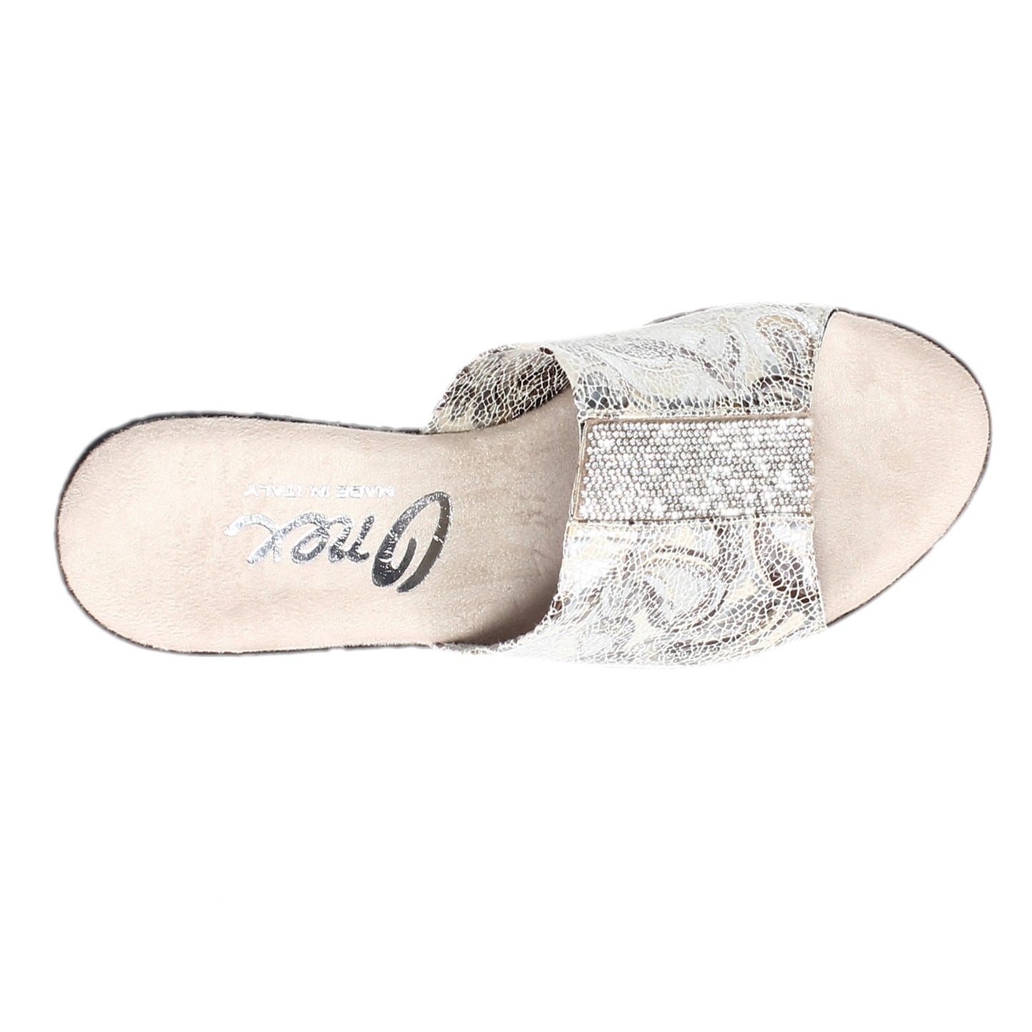 Peltz Shoes  Women's Onex Danica Sandal BEIGE MULTI DANICA-BEIGE